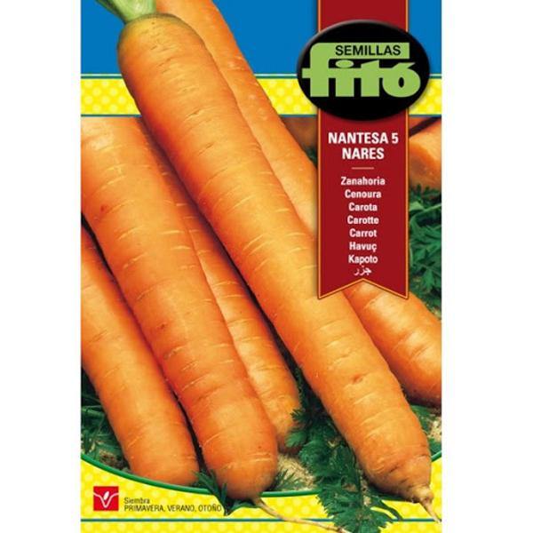 Carrot Nantesa 5 Nares Seeds