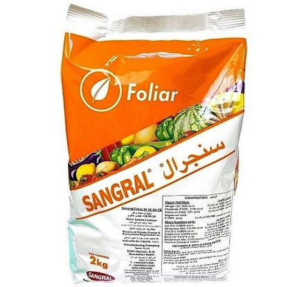 Sangral NPK and Micronutrients Fruits and Flowers Fertilizer (2KG PACK)