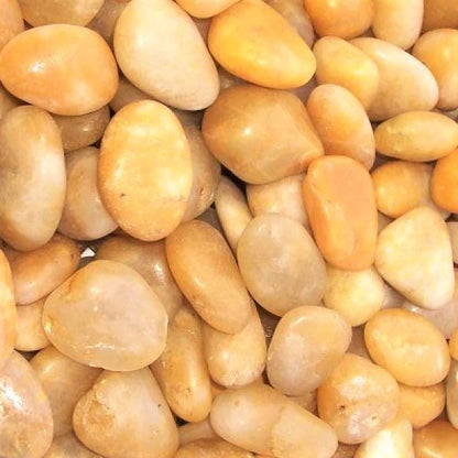 Yellow pebbles 3-5cm