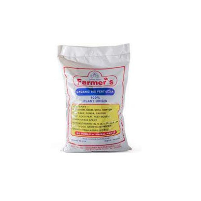 Farmer’s Organic Bio Fertilizer, 100% Plant Base (50Liter Bag)