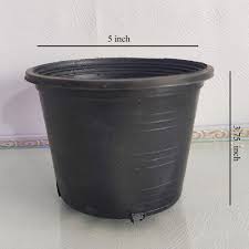 Plastic Pots Black (Nursery Pots)